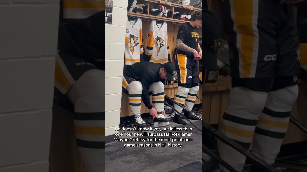 SIDNEY CROSBY SETS NHL RECORD WITH 20TH POINT-PER-GAME SEASON!