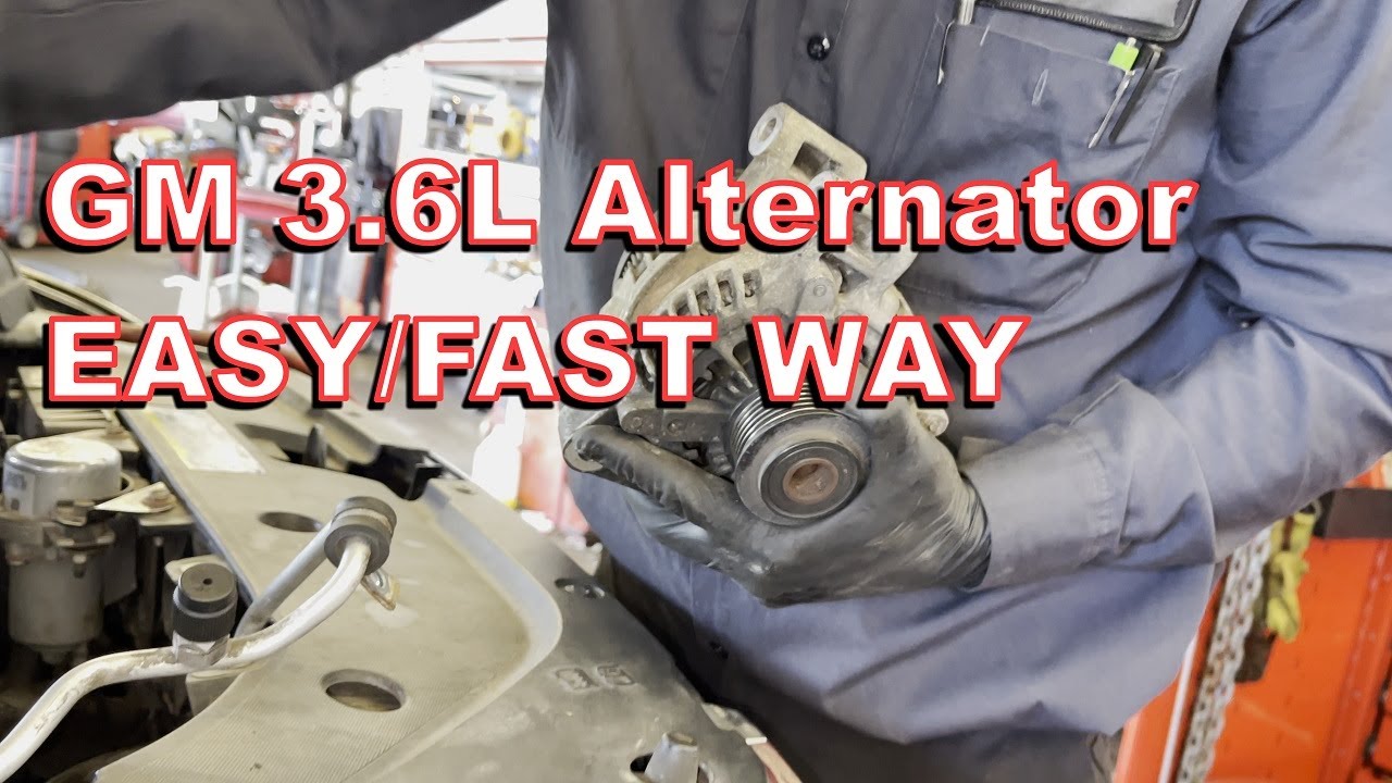 06-15 GM 3.6L Acadia, Traverse, Enclave, Outlook Alternator Replacement Overview