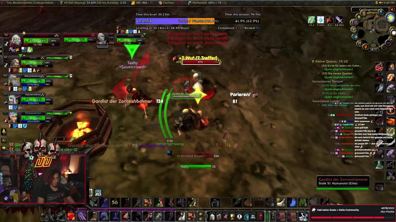 [Live Multistream] Wow - Sauercrowd Tank 52 Lvln umspeccen [7 Tage die Woche]