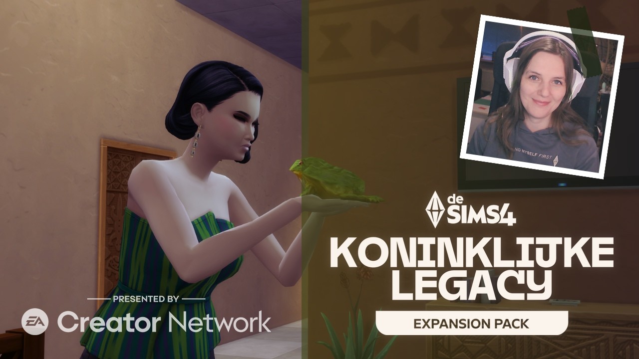 Kikker en de koning kussen! 👑 De Sims 4 Koninklijke Legacy Mini Let's Play - Deel 3
