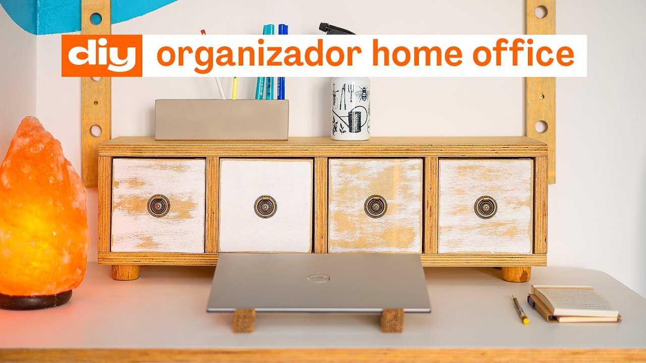 DIY - Organizador para Mesa HOME OFFICE