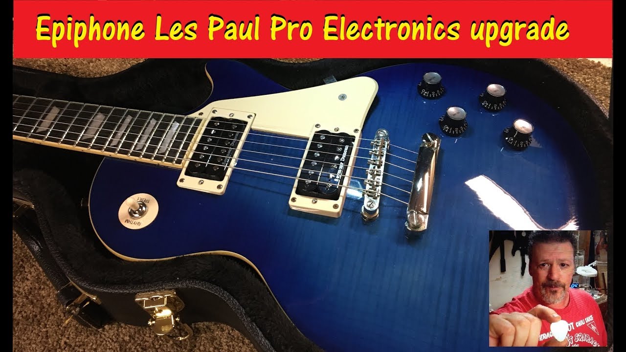 Epiphone Les Paul Pro Electronics Upgrade - Step by Step