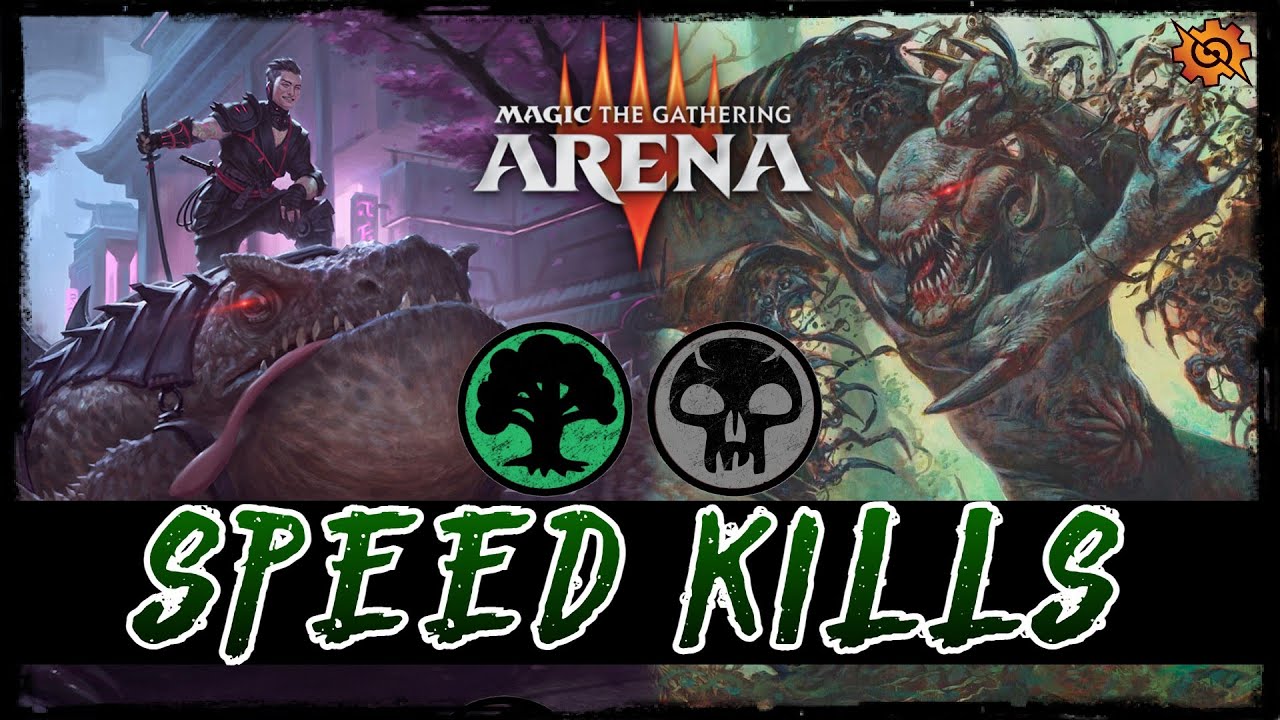 EVIL MAGIC DEATH FROG | MTG Arena - Golgari Enchantment Aggro Gain + Drain Standard Jank Deck