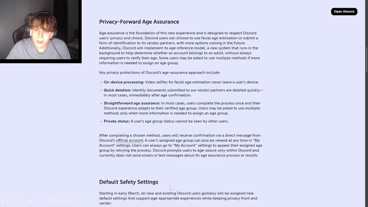 Don't give Discord your data.