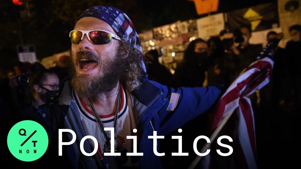 Police, Protesters Scuffle on Election Night at Black Lives Matter Plaza