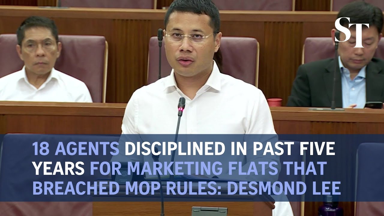 National Development Minister Desmond Lee on breaching of MOP rules