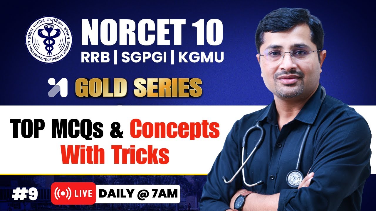 NORCET 10 Preparation | RRB | SGPGI | KGMU & CHO Exams 💛GOLD Series | Himmat Sir