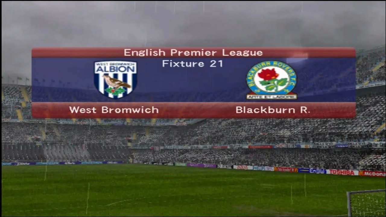 EPL Week 21 Highlight : West Bromwich Albion Vs Blackburn Rovers #winningeleven #ps2games 