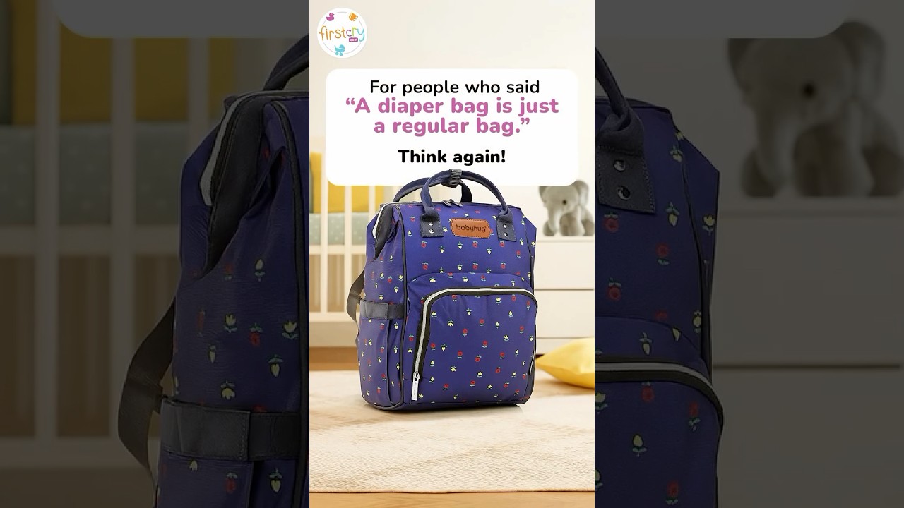 Not Just a Diaper Bag &ndash; It&rsquo;s Every Mom&rsquo;s Magic Bag! ✨ | #FirstCryStore #babyessentials