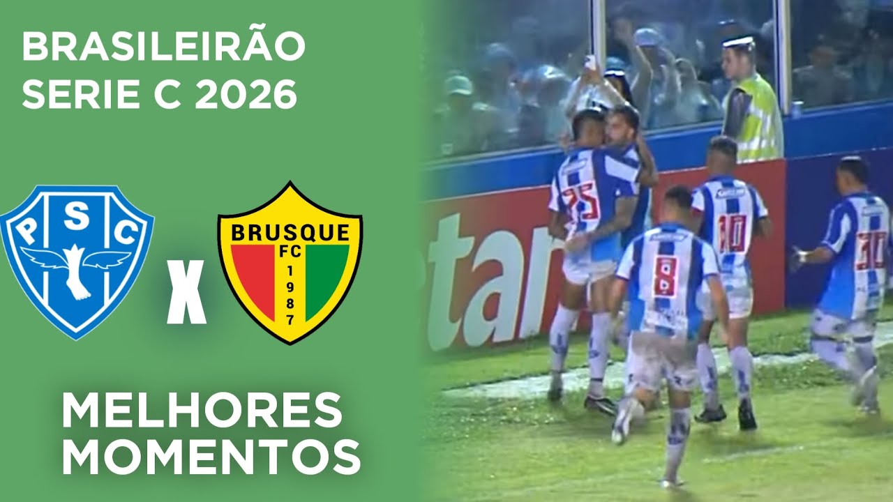 Paysandu x Brusque | Melhores Momentos | Serie C 2026 | 2&ordf; Rodada
