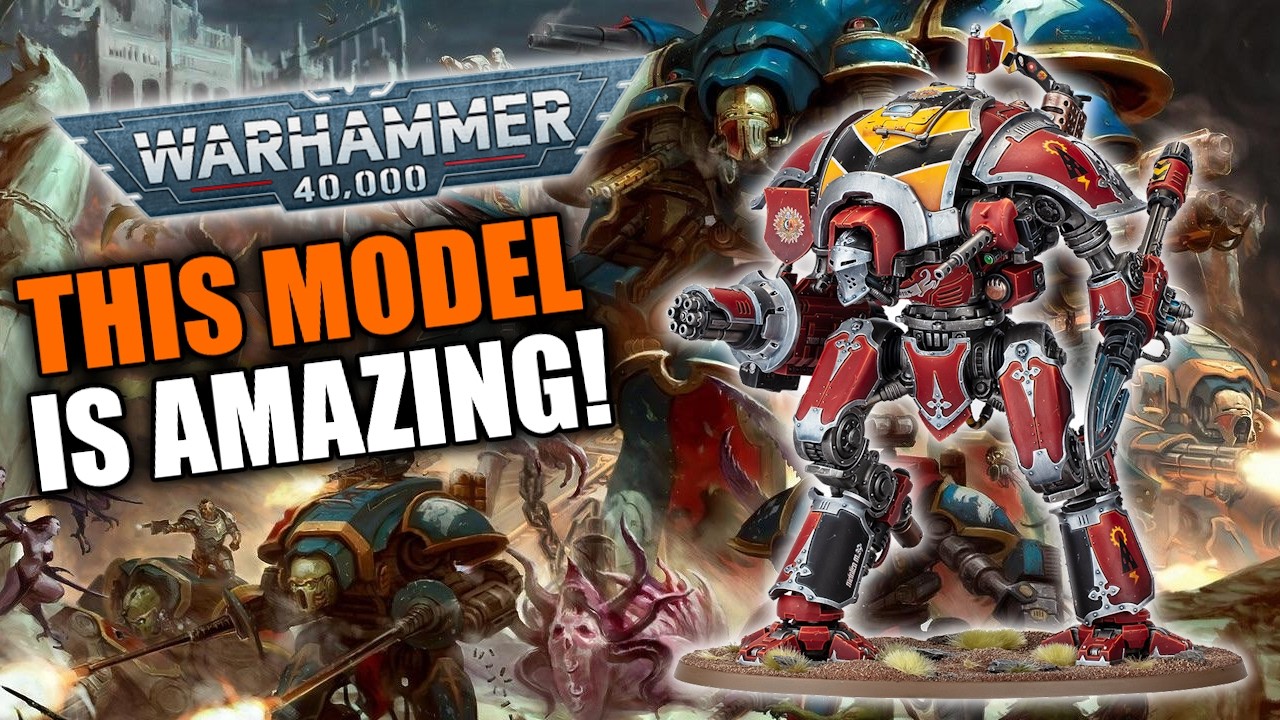 Мне очень нравится эта модель! Новый боевой десантник Имперского рыцаря! | Warhammer 40k 10-я ред...