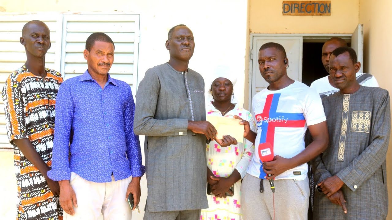 Un appui important de Mr Abdou kébé au lycée de Baba Garage 