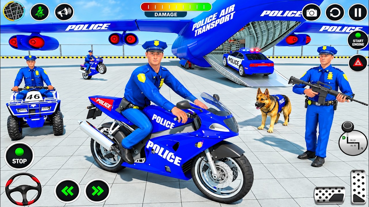 🚓 Police Car Chase Simulator 3D &ndash; Real City Cop Pursuit Gameplay (Android)