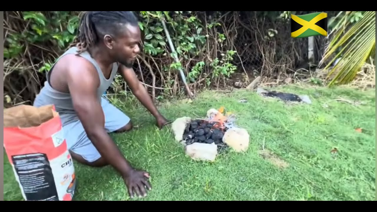 OUTDOOR COOKING GRAND CAYMAN JAMAICAN STYLE