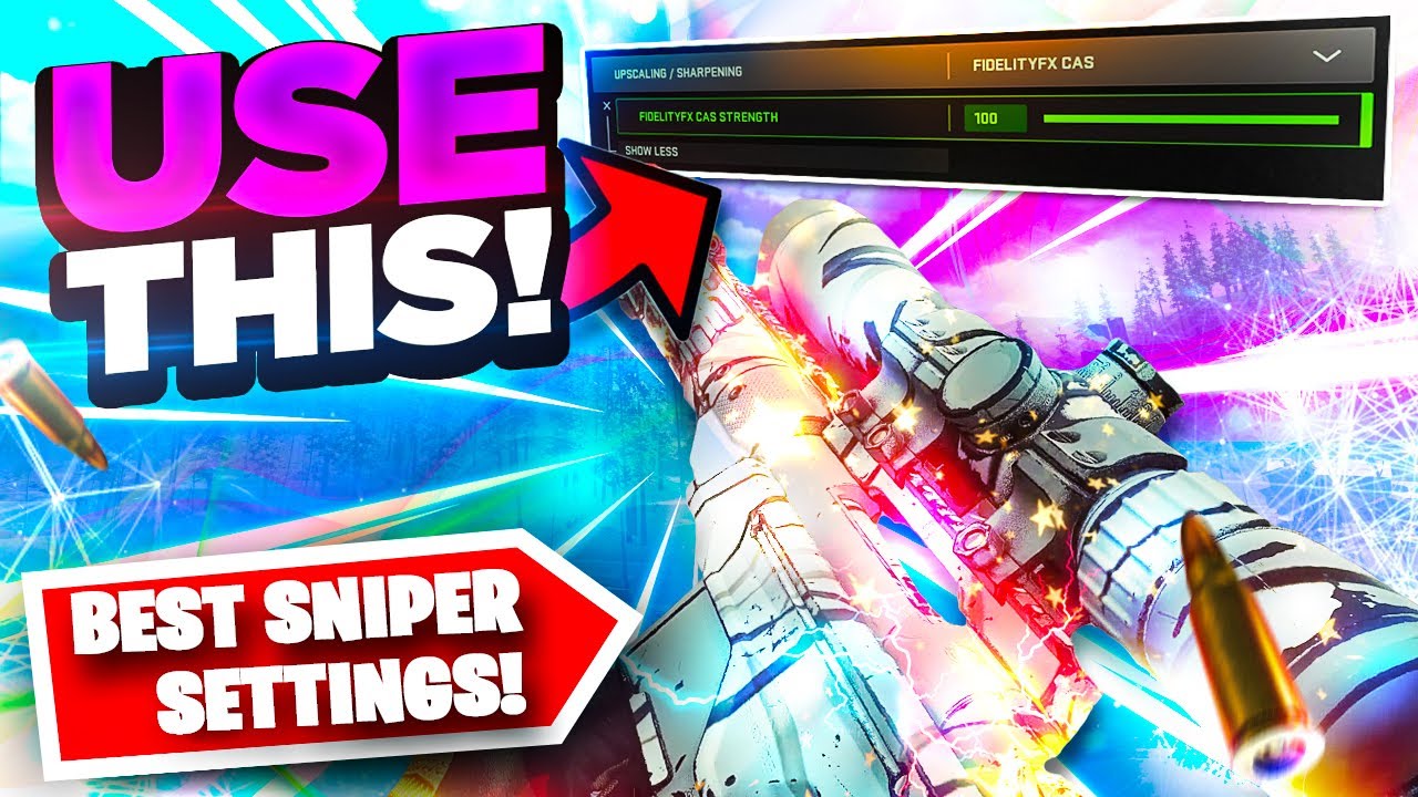 *BEST SETTINGS* for SNIPING In MODERN WARFARE 2 (Sensitivity, Settings & Class Setup)