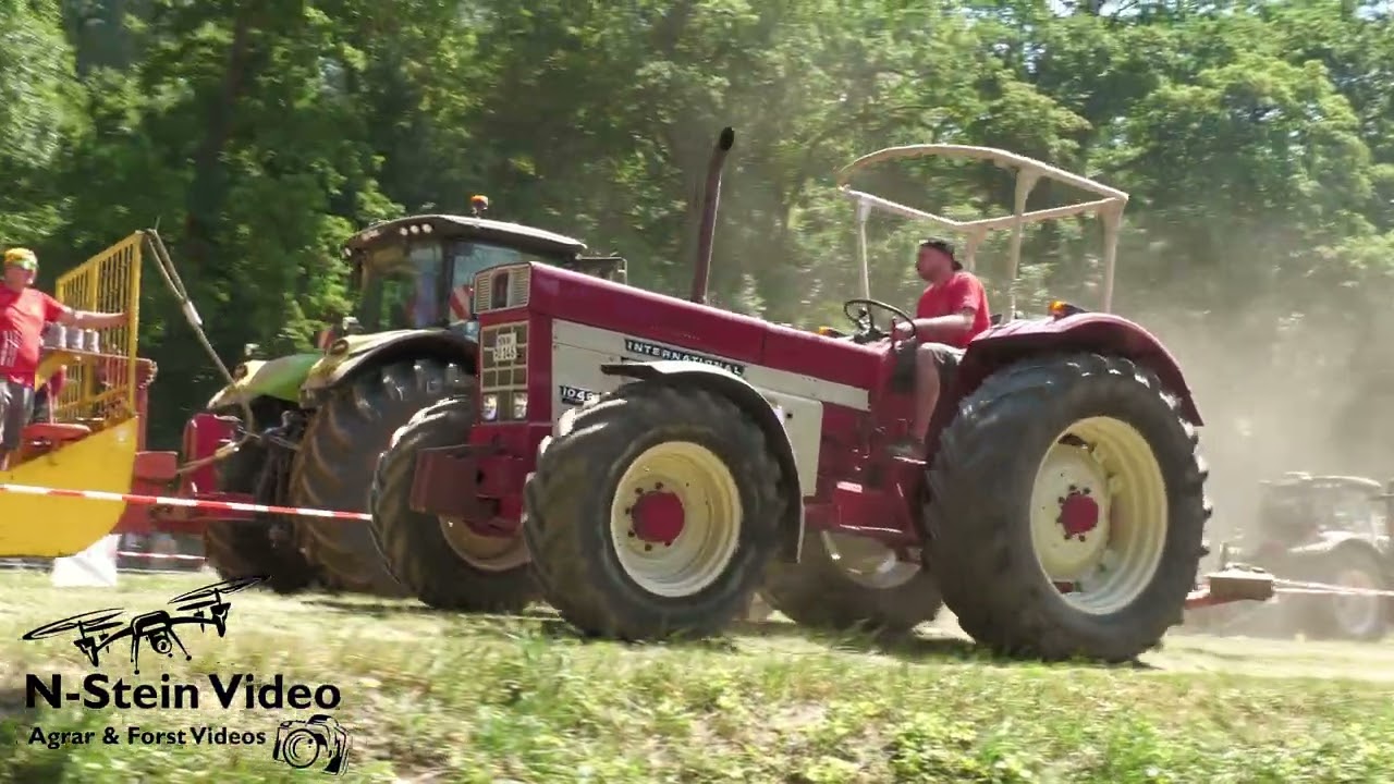 🚜 IHC 1046 im Grenzbereich! | Trecker Treck Adelshofen 2025  Klasse 5+ | Vollgas & schwarze Wolken 💨