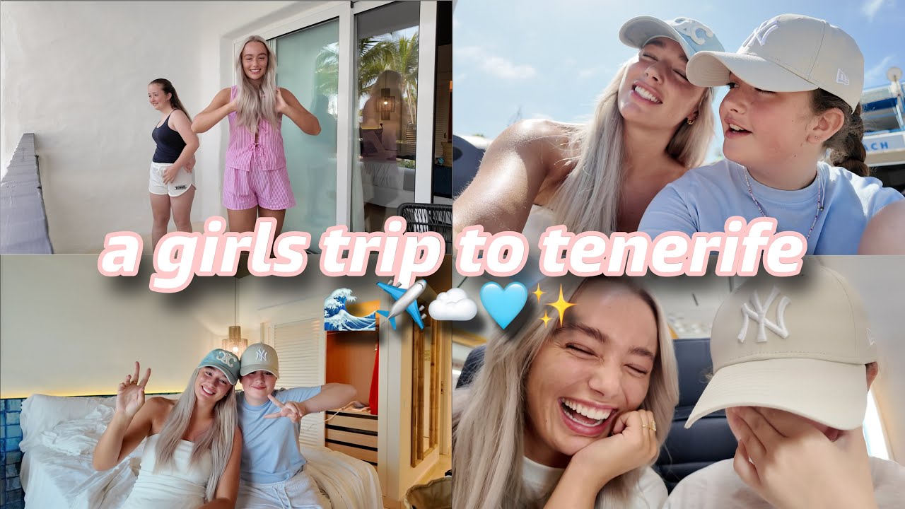 a sister trip to tenerife 🌞🌊✈️ | boat trips, jet skis & more