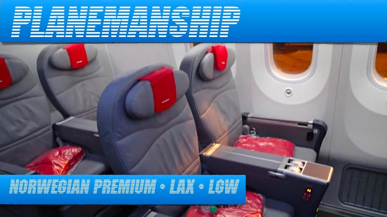 Norwegian Airlines PREMIUM CLASS - Los Angeles to London Gatwick