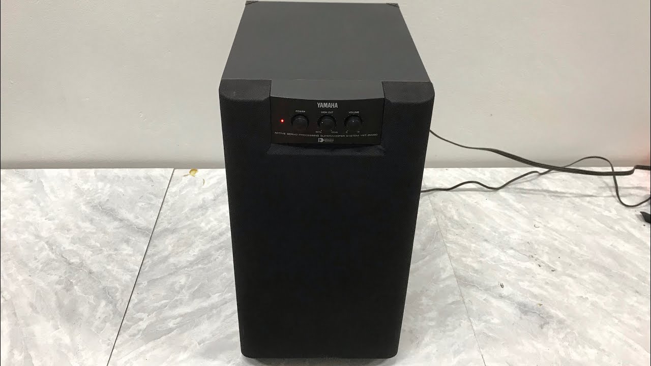 Sub Yamaha SW80. Bass 22cm oánh cực kỳ uy lực. Zalo: 0975 575 262