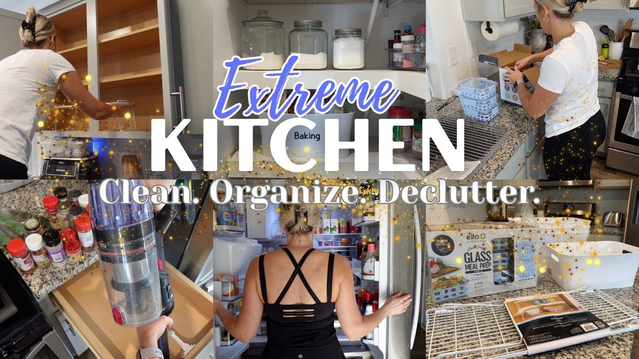 *EXTREME* DEEP CLEAN KITCHEN 2026 // ORGANIZE, DECLUTTER, CLEAN KITCHEN, PANTRY AND FRIDGE