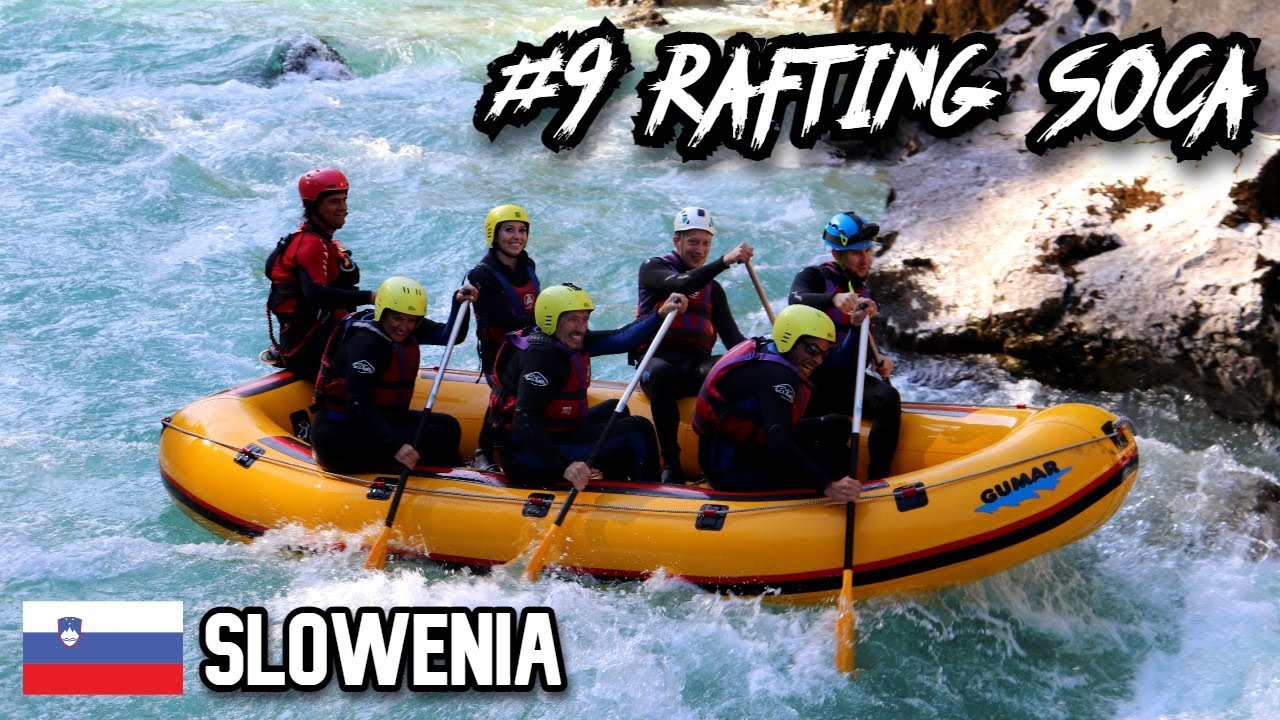 MEGA rafting na rzece Soczy! #9 #słowenia