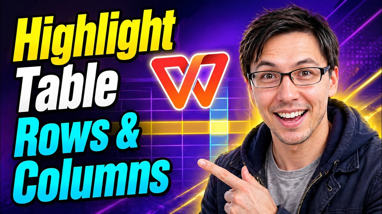 How To Highlight Table Rows & Columns In WPS Office [2026 Guide]