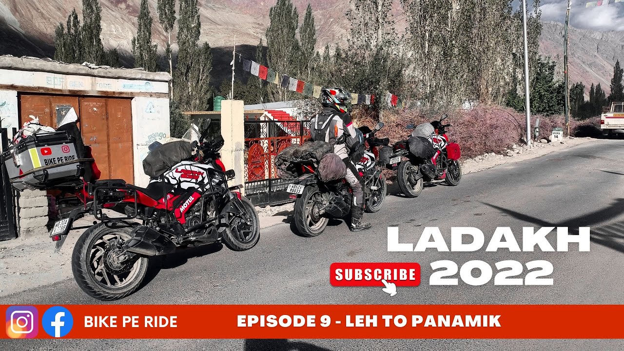 LADAKH 2022 😍😍 LEH TO PANAMIK @bikeperide