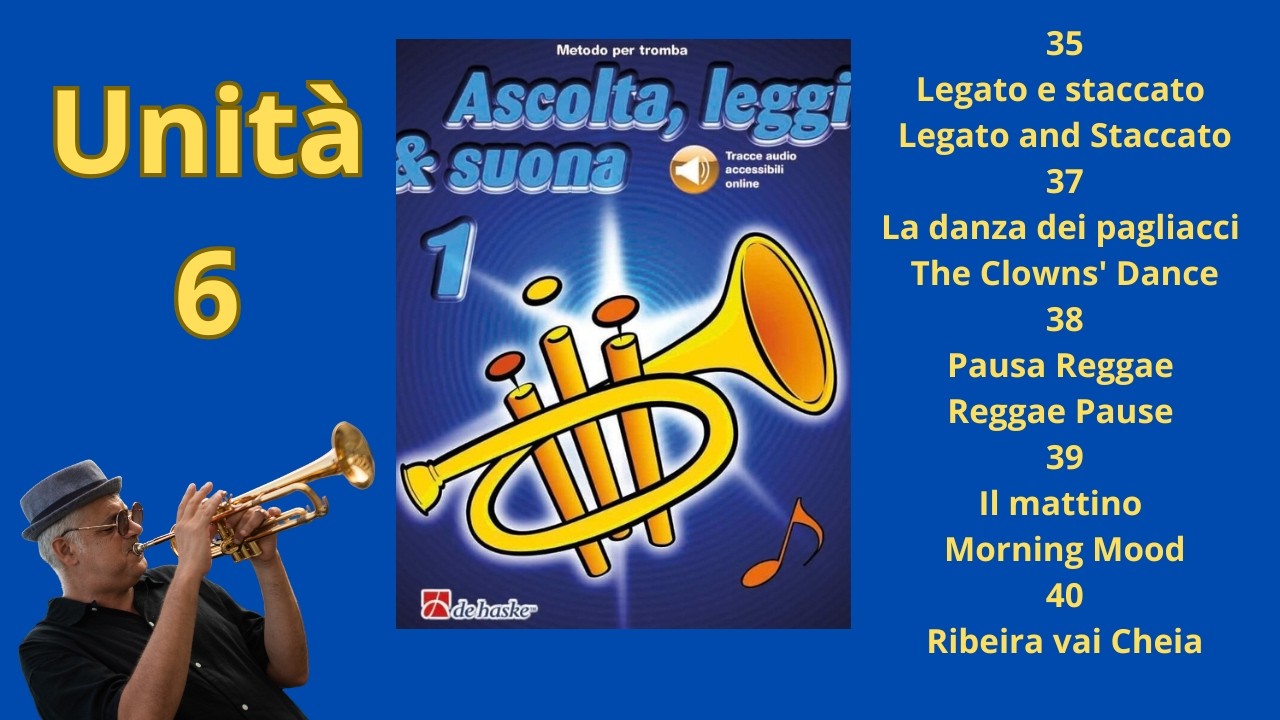 Ascolta, Leggi e Suona Tromba Unità 6 Corso di Tromba Look, Listen & Learn Trumpet  Unit 6 De Haske