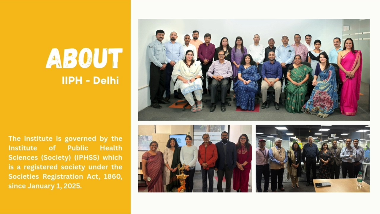 Indian Institute of Public Health-Delhi | Who we are | What we do