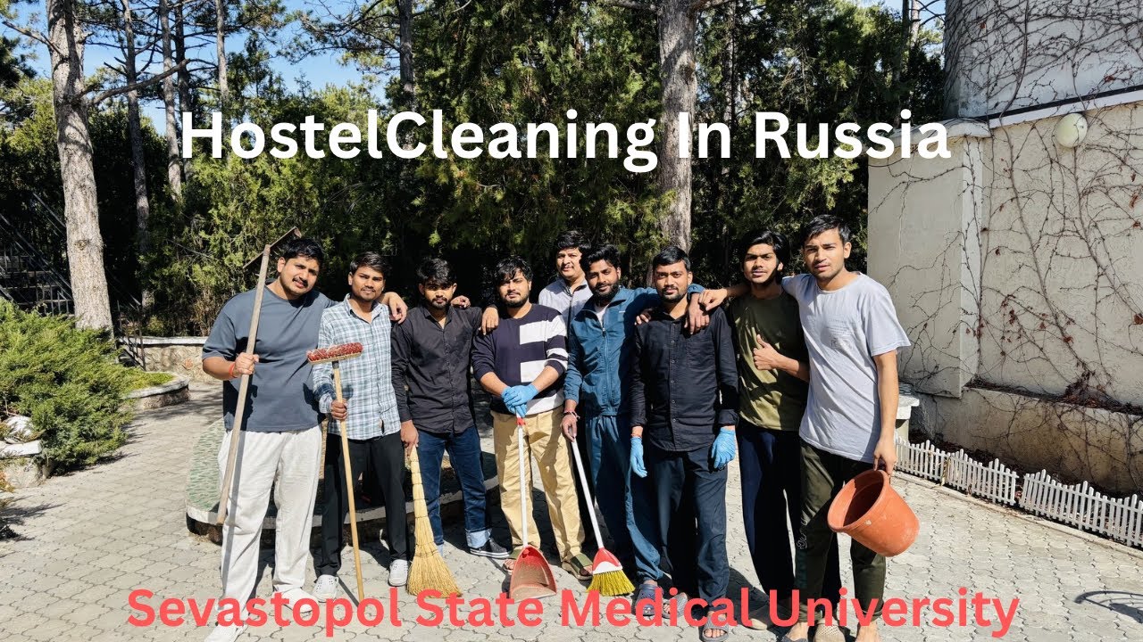 Hostel Cleaning In Russia Sevastopol State Medical University 🇷🇺#mbbsabroad #mbbsinrussia 