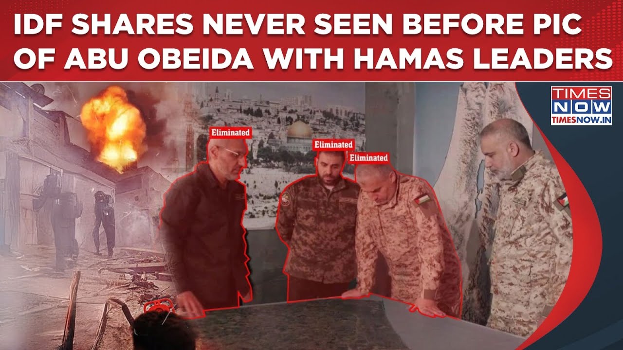 IDF Shares Never Seen Before Pic Of Now Eliminated Abu Obeida With Deif, Other Top Hamas Leaders
