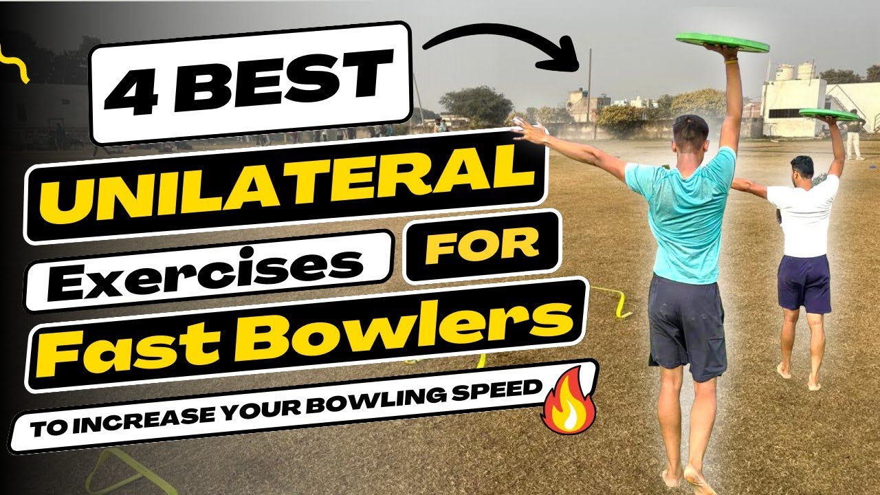 Unilateral Exercises For Fast Bowlers 🔥 | Fast Bowling Training | #fastbowling #unilateraltraining