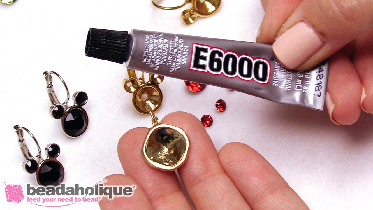 How to Use Glue to Set Swarovski Crystal Fancy Stones into Gita Jewelry Components