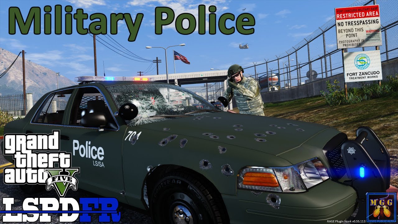 Military Police Patrol GTA 5 LSPDFR Episode 147