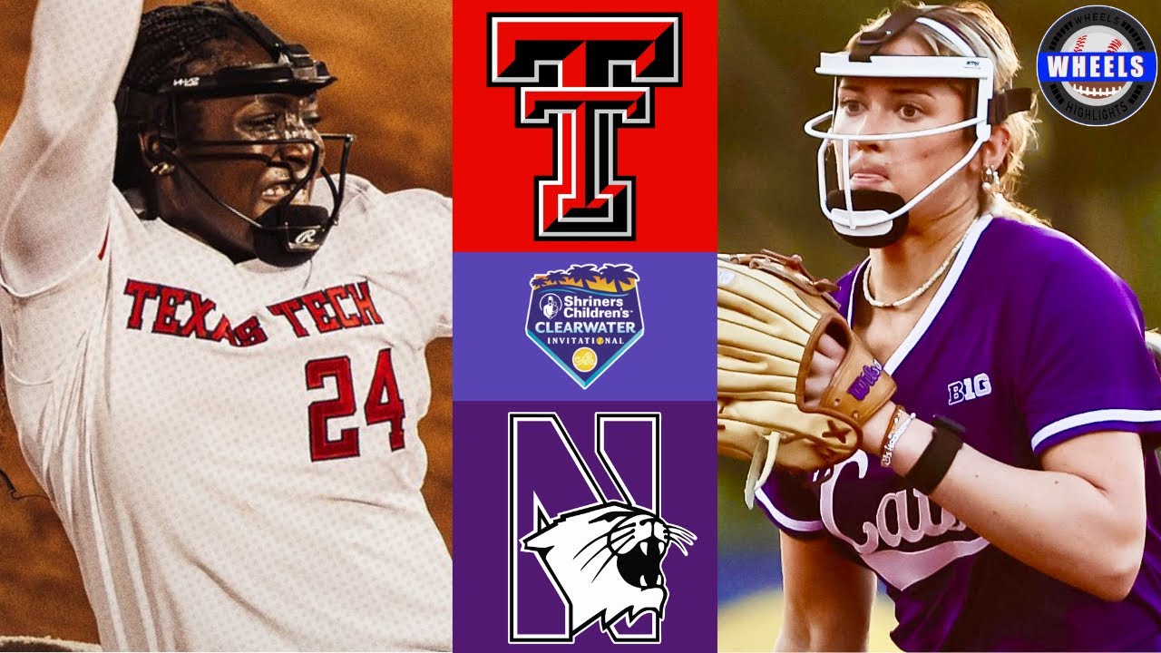#1 Texas Tech vs Northwestern | Shriners Children's Clearwater Invitational | 2026 College Softball