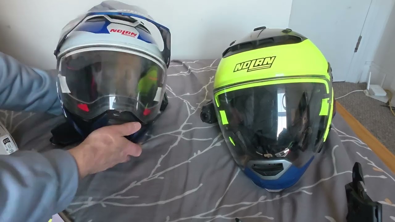 Nolan N-Com “ESS III” LED Helmet Mounted Emergency Stop Light Review and N70-2 X Helmet