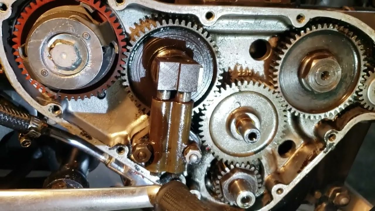Classic Triumph Magneto Gear replacement with Auto Advance repair for Pre-unit engines 6T shown