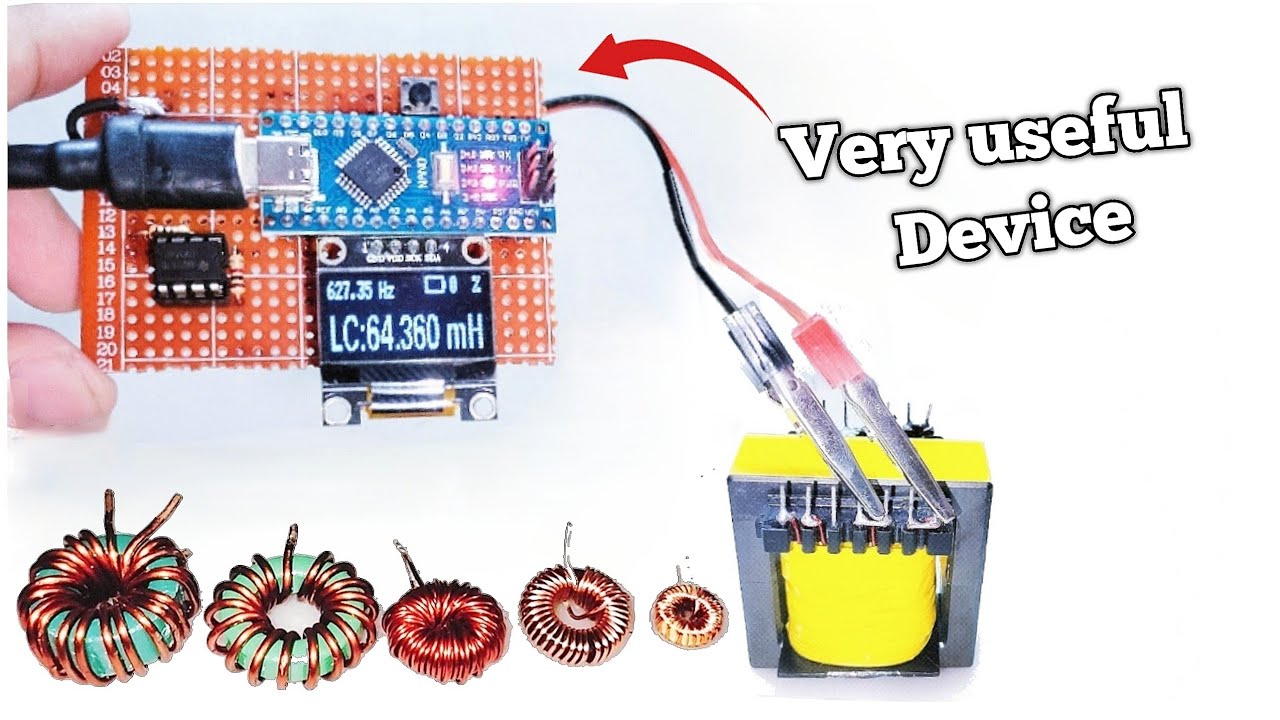This DIY LC Meter is very useful!! DIY Inductor testing device ✅