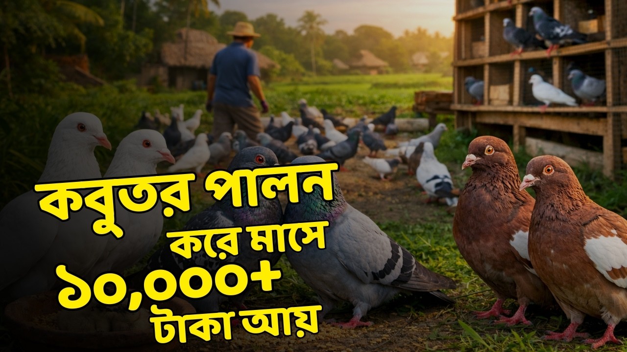 পার্টটাইম কবুতর পালন করে মাসে ১০,০০০+ টাকা আয় করুন। শখ থেকে ব্যবসা শুরু!