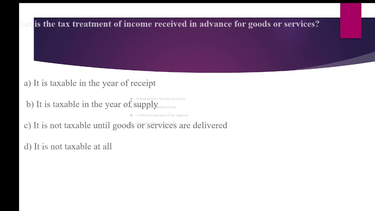 Income From Business and Profession