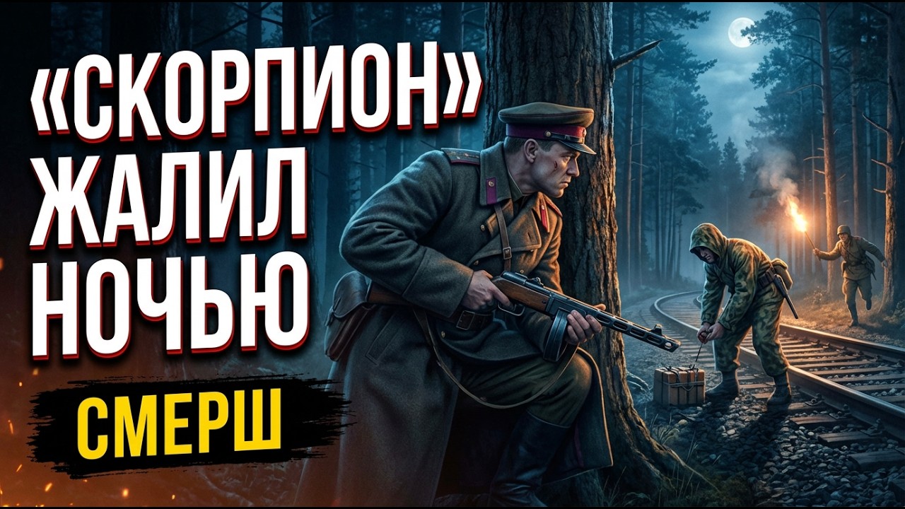 «СКОРПИОН» ЖАЛИЛ НОЧЬЮ — охота СМЕРШа на диверсанта Абвера
