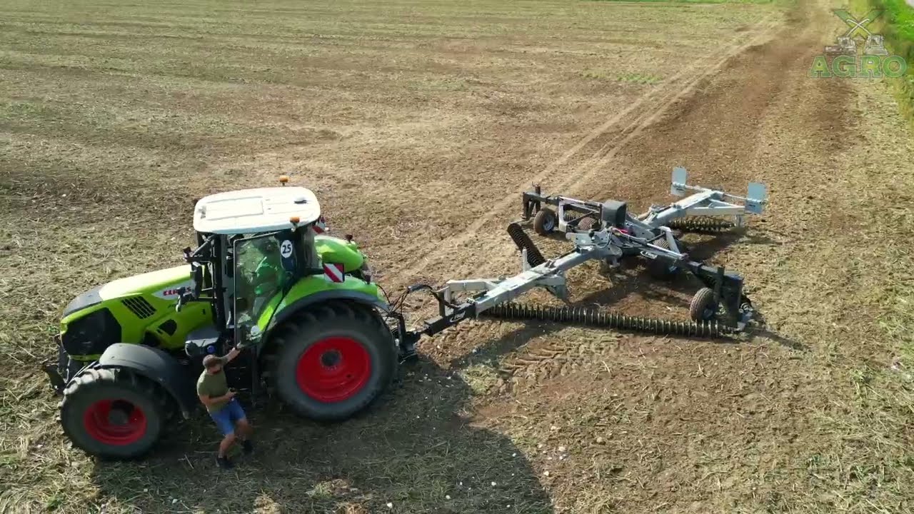 Claas Axion 830 + Fliegl KSE 680