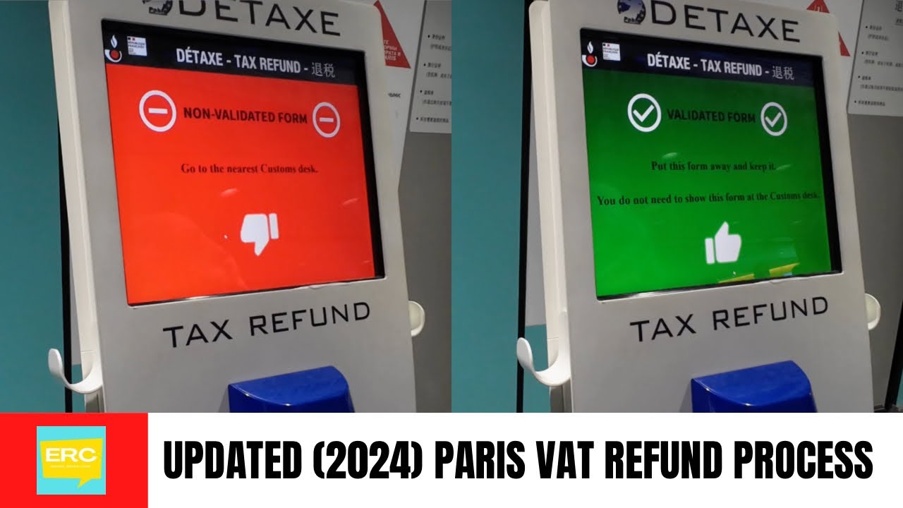 Tax (VAT) Refund for Paris, France