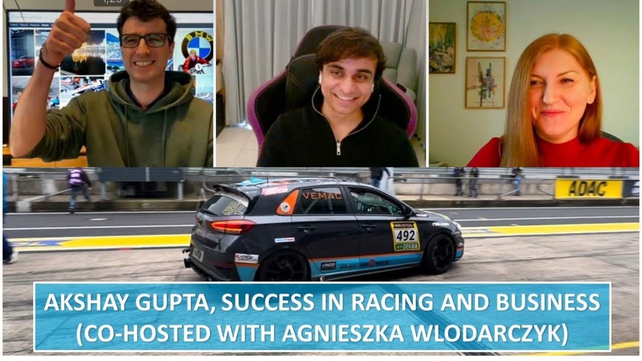 An Inspiring Interview with Akshay Gupta: Successful Professional Racing Driver and Entrepreneur.