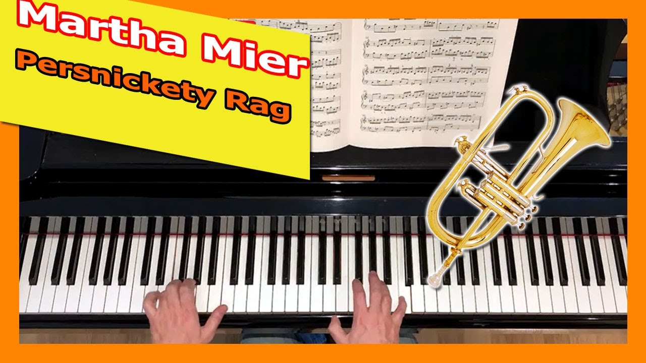 🎷PERSNICKETY RAG 🎹 (Martha Mier) from Jazz, rags and blues book 5 (Piano)