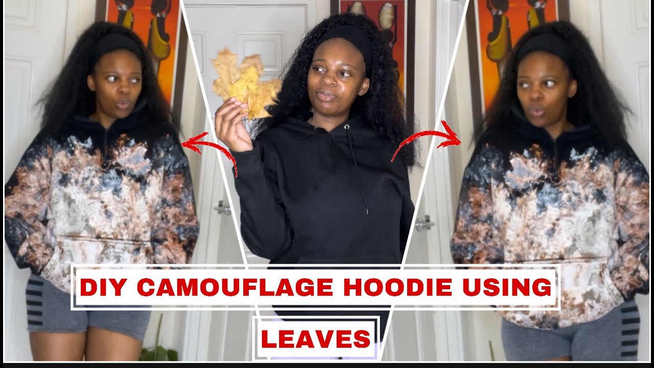 HOW TO MAKE A BLEACHED LEAF HOODIE BEGINNER FRIENDLY #MADEBYNALE