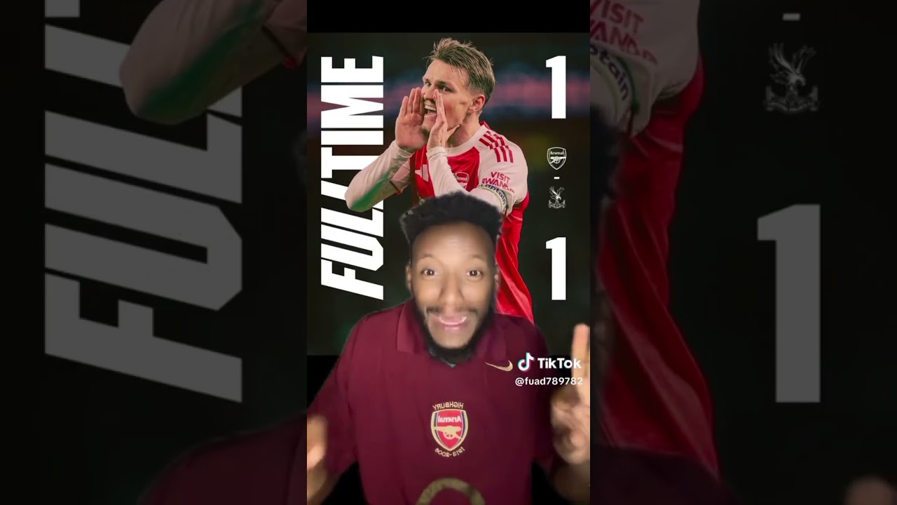 After the arsenal vs crystal palace match what did say titokers 