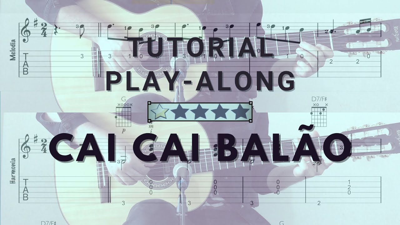 Cai Cai Balão: Aula / Como Tocar / Tutorial / Play-Along