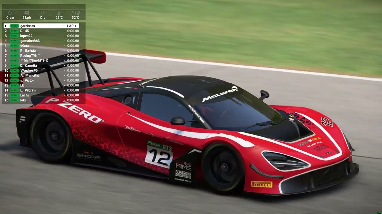 Online Ranked Race Road Atlanta GT3, TOO MANY RECKLESS Players, Automobilista 2