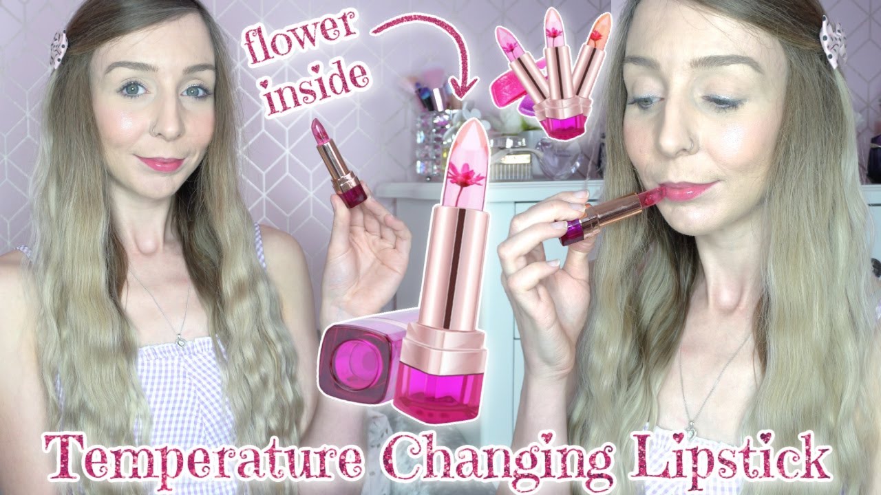 TEMPERATURE CHANGING JELLY FLOWER LIPSTICK 💄🌷